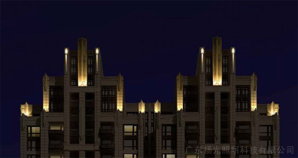 樓頂照明設計效果圖