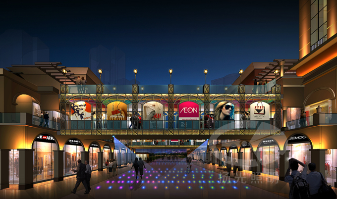 商業街夜景亮化設計 商業街夜景亮化設計