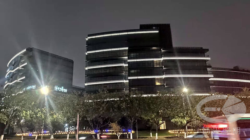 產業園夜景亮化工程實景圖