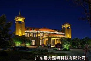 四會翡翠山河酒店樓體亮化