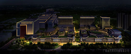 東莞常平珠寶文化產業園燈光亮化